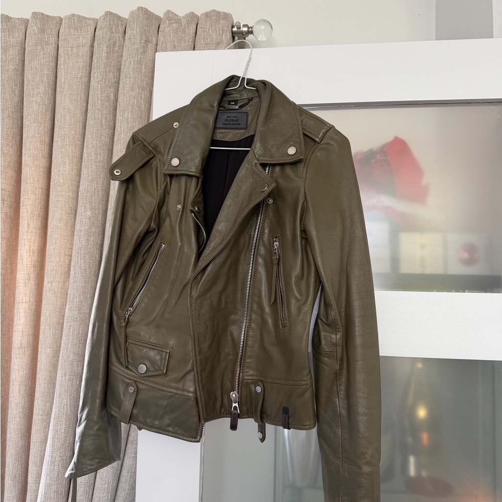 Rudsak Khaki Leather Jacket